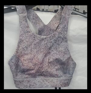 Lululemon Speckled Sports Bra Size 2